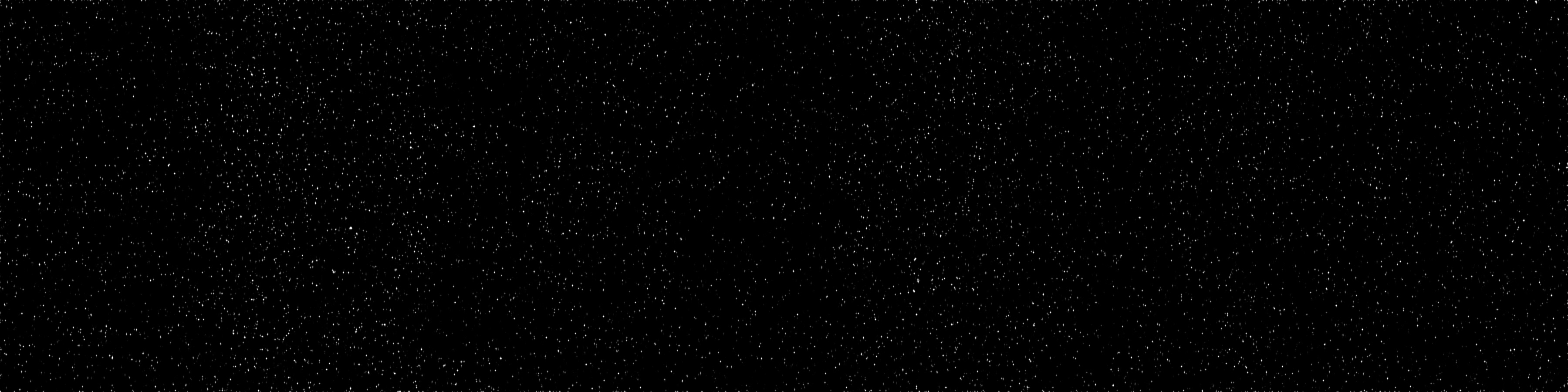A starry black night sky banner